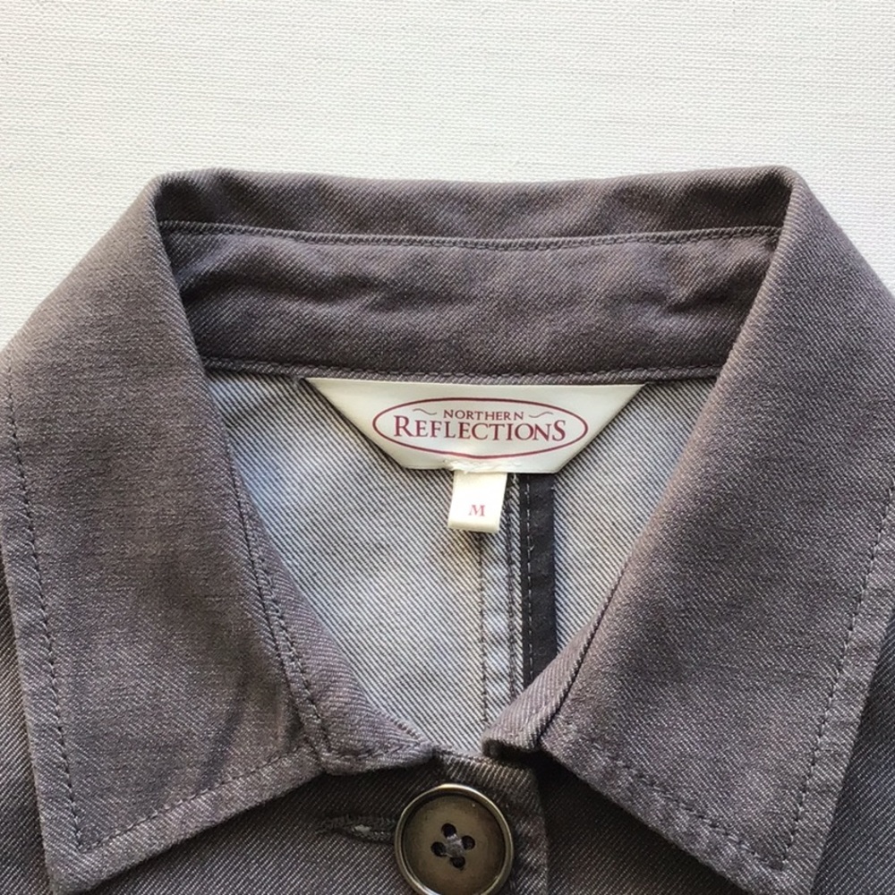 Northern Reflections Jean Style Tailored Dress / Casual Jacket Blazer Size M - Picture 13 of 16